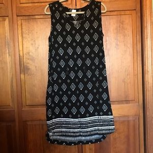 Black and white dress